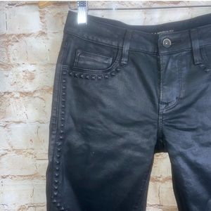 Cult of Individuality Zen Mid Rise Skinny Jean Pants in Black Size 26 NWT